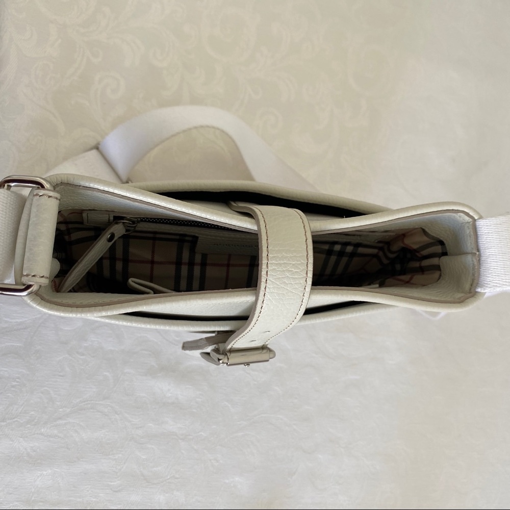 Burberry white leather crossbody bag - Picture 10 of 12